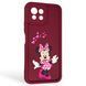 Чехол силиконовый Soft Touch с 3D принтом волшебной минни маус для Xiaomi Mi 11 Lite бордовый (Полная защита камеры) 0050339 фото 1