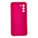 Чехол силиконовый Soft Touch для Samsung Galaxy S21 FE малиновый (Полная защита камеры) 0054028 фото 2