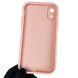 Чохол силіконовий Soft Touch з 3D принтом милий ведмедик для Apple iPhone Xr рожевий (Повний захист камери) 0044973 фото 2