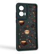 Чохол силіконовий Soft Touch з 3D принтом Кава для Samsung Galaxy S26 Ultra чорний (Повний захист камери)