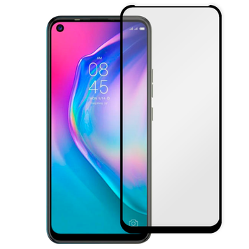 Захисне скло 6D OG для телефона Tecno Camon 16S повноекранне протиударне на техно камон 16с чорне 0013925 фото