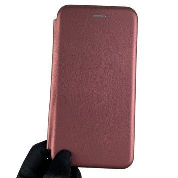 Чохол-книжка для ZTE BLADE A51 lite з підставкою на зте блейд а51 лайт бордова 0000256 фото