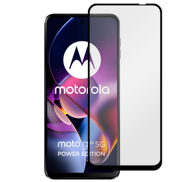 Захисне скло 6D OG для телефона Motorola Moto G54 (PB0W0007RS) повноекранне протиударне на моторола мото г54 чорне 0013937 фото
