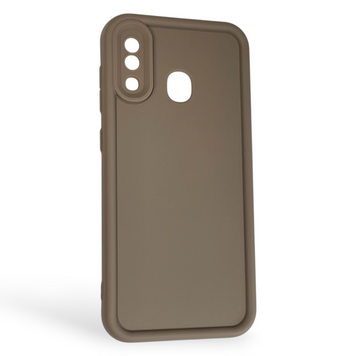 Чохол силіконовий Soft Touch для Samsung Galaxy A20 (SM-A205F) коричневий (Повний захист камери) 0044026 фото