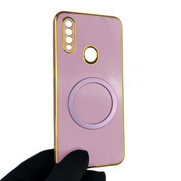 Чехол для Oppo A31 с кольцом MagSafe с золотой окантовкой на оппо а31 черничный gs1 0021313 фото