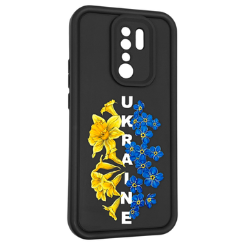Чохол силіконовий Soft Touch з 3D принтом для Xiaomi Redmi 9 чорний (Повний захист камери) 0042231 фото