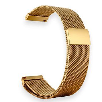 Ремінець сталевий міланська петля 22 мм для Fossil Gen 5 (44mm) золотий 0058488 фото