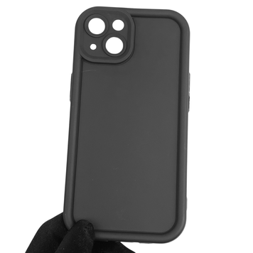 Чехол силиконовый Soft Touch для Apple iPhone 13 черный (Полная защита камеры) 0039362 фото