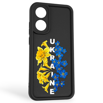 Чехол силиконовый Soft Touch с 3D принтом для Oppo A78 4G черный (Полная защита камеры) 0041803 фото