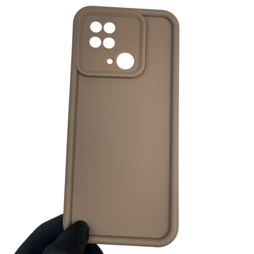 Чохол силіконовий Soft Touch для Xiaomi Poco C40 коричневий (Повний захист камери) 0039789 фото