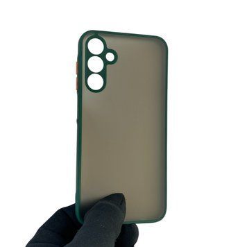 Чохол для телефона Samsung Galaxy A15 (SM-A155M) з високими бортами із захистом камери на самсунг а15 темно-зелений 0026006 фото