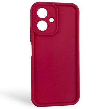 Чехол силиконовый Soft Touch для Tecno Spark Go 2 (KM4) бордовый (Полная защита камеры) 0054468 фото
