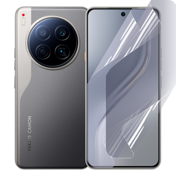 Плівка гідрогелева для Tecno Camon 40 Premier глянцева протиударна на техно камон 40 премьер прозора 0035046 фото