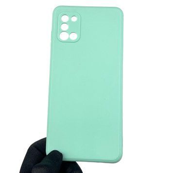 Чехол для Samsung Galaxy A31 (SM-A315F) с квадратными гранями с защитой камеры на самсунг а31 мятный 0012588 фото