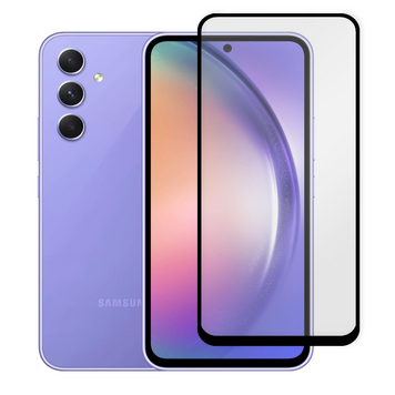 Захисне скло для телефона Samsung Galaxy A54 5G (SM-A546E) протиударне повноекранне на самсунг а54 5г чорне 0038305 фото