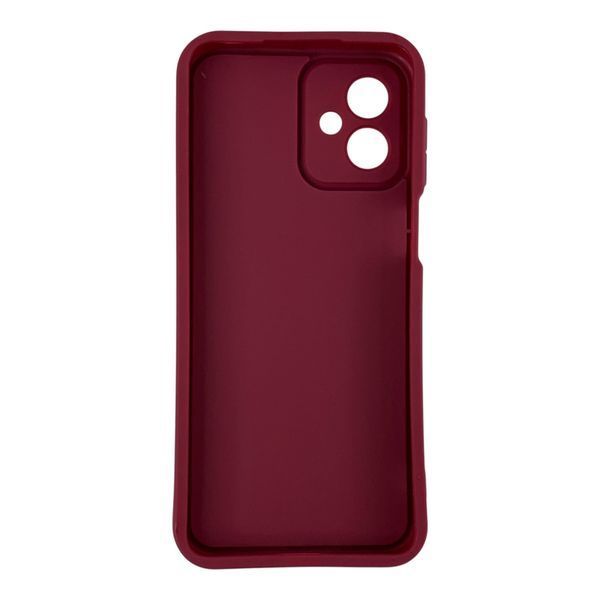 Чохол силіконовий Soft Touch з 3D принтом для Motorola G14 бордовий (Повний захист камери) 0057328 фото