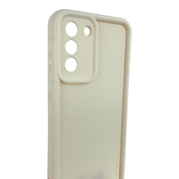 Чохол силіконовий Soft Touch для Samsung Galaxy S21 FE молочний (Повний захист камери) 0054029 фото