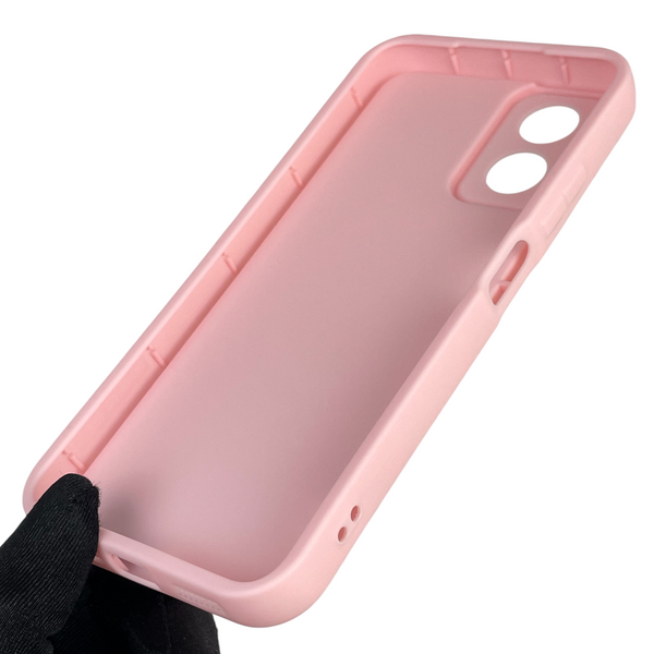 Чохол силіконовий Soft Touch з 3D принтом для OPPO A38 4G (CPH2579) рожевий (Повний захист камери) 0041753 фото