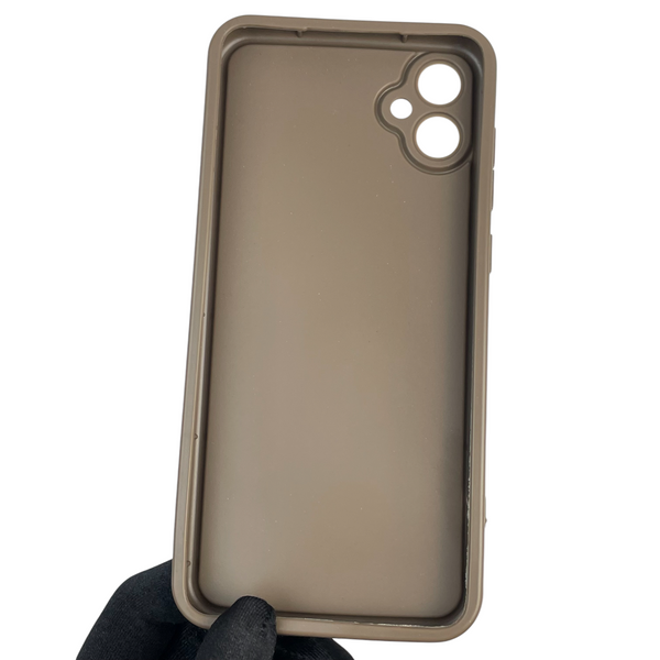 Чехол силиконовый Soft Touch с 3D принтом для Samsung Galaxy A05 (SM-A055) коричневый (Полная защита камеры) 0041853 фото