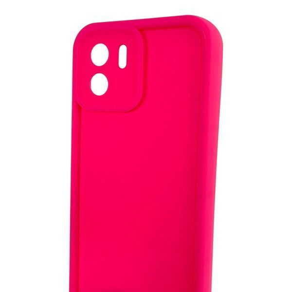 Чехол силиконовый Soft Touch для Xiaomi Redmi A1 малиновый (Полная защита камеры) 0053879 фото