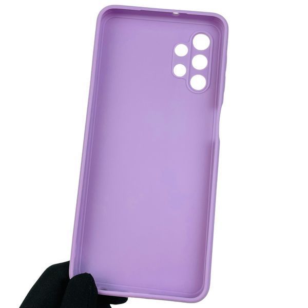 Чохол для Samsung Galaxy A32 5G SM-A326 з квадратними гранями із захистом камери на самсунг а32 5г бузковий 0001261 фото