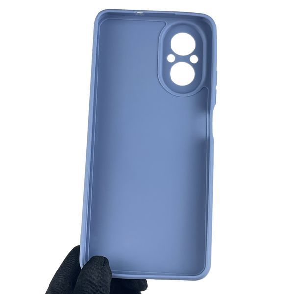 Чехол для Realme C67 противоударный однотонный с квадратными гранями с защитой камеры на реалми с67 синий 0008423 фото