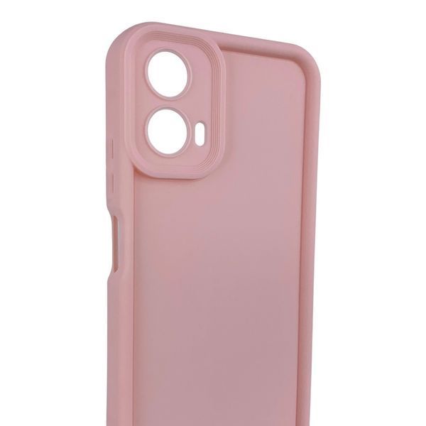 Чохол силіконовий Soft Touch для Motorola G34 рожевий (Повний захист камери) 0054411 фото