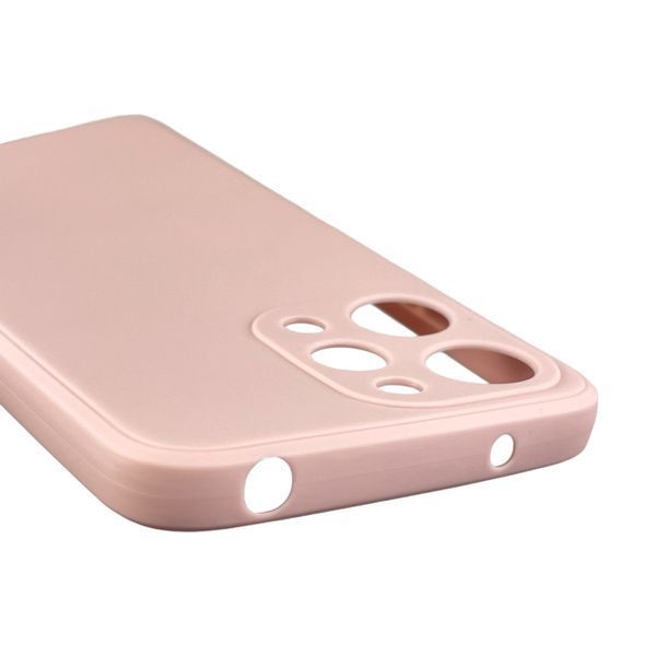 Чехол для Xiaomi Redmi 12 4G с квадратными гранями с защитой камеры на сяоми редми 12 4г пудровый 0012740 фото