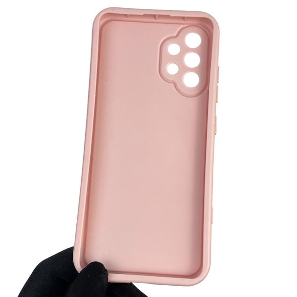 Чохол силіконовий оригінальний Soft Touch з 3D принтом милий ведмедик для Samsung Galaxy A32 4G (SM-A325F) пудровий (Повний захист камери) 0043480 фото