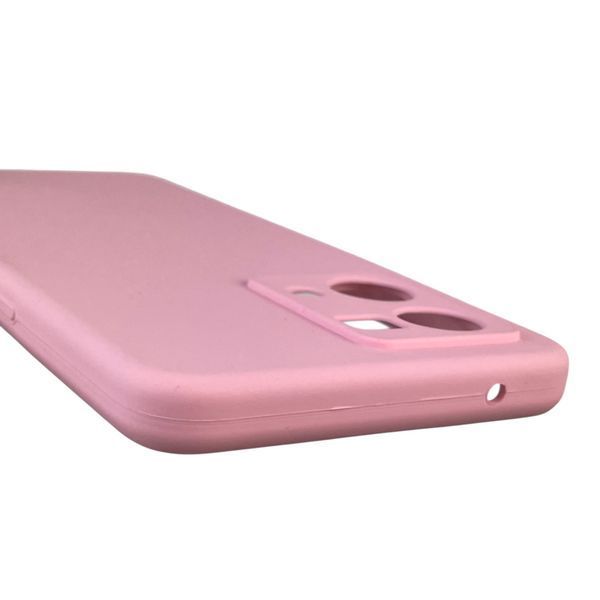 Чохол для Oppo Reno 7 4G силіконовий з мікрофіброю нековзний на оппо рено 7 4г рожевий 0031790 фото