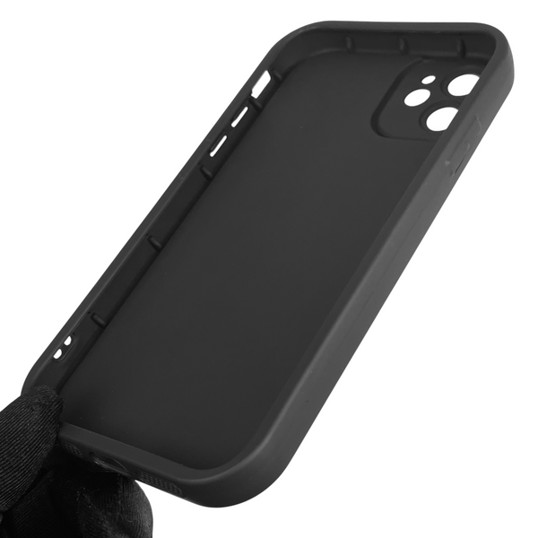 Чохол силіконовий Soft Touch з 3D принтом для Apple iPhone 11 чорний (Повний захист камери) 0040228 фото