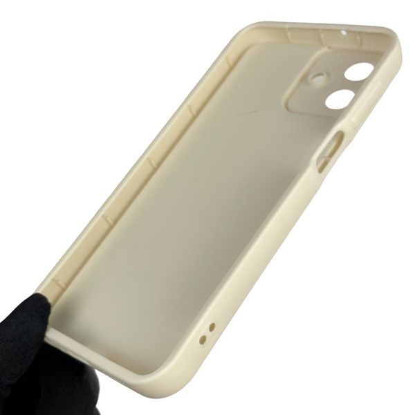Чохол силіконовий оригінальний Soft Touch з 3D принтом милий ведмедик для Samsung Galaxy A07 4G (SM-A075F) молочний (Повний захист камери) 0043355 фото