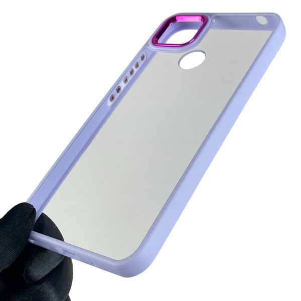 Чехол для Xiaomi Redmi 10A с цветными высокими бортами на редми 10а сиреневый 0007844 фото