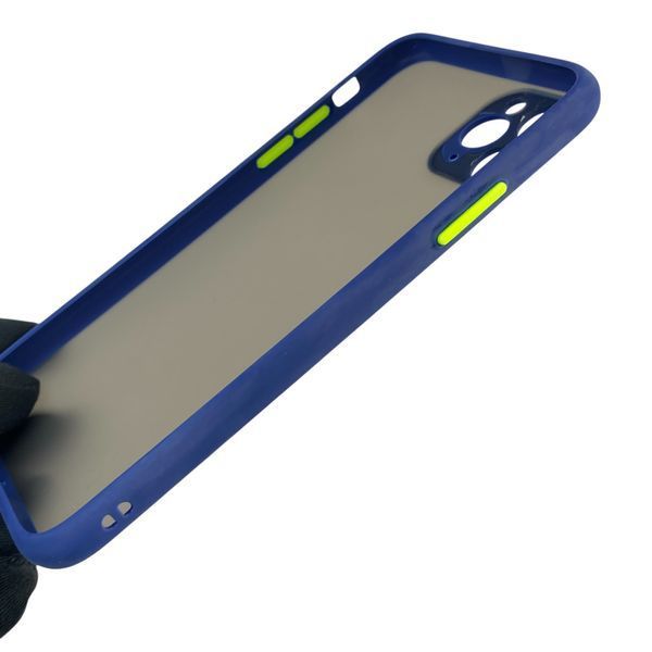 Чехол для телефона Apple iPhone 11 Pro Max с высокими бортами защитой камеры на айфон 11 про макс темно-синий 0025856 фото
