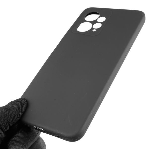 Чохол для Xiaomi Redmi Note 12 4G силіконовий з мікрофіброю нековзний на сяомі редмі нот 12 4г чорний 0032704 фото