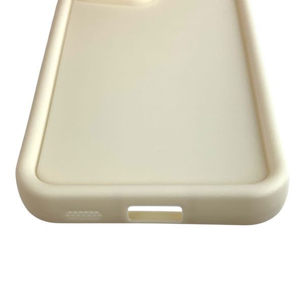 Чохол силіконовий Soft Touch для Samsung Galaxy S21 FE молочний (Повний захист камери) 0054029 фото