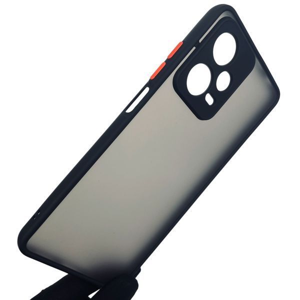 Чехол для Xiaomi Redmi Note 12 Pro 5G с высокими бортами с защитой камеры на сяоми редми нот 12 про 5г чёрный 0000961 фото