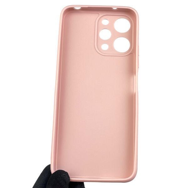 Чехол для Xiaomi Redmi 12 4G с квадратными гранями с защитой камеры на сяоми редми 12 4г пудровый 0012740 фото