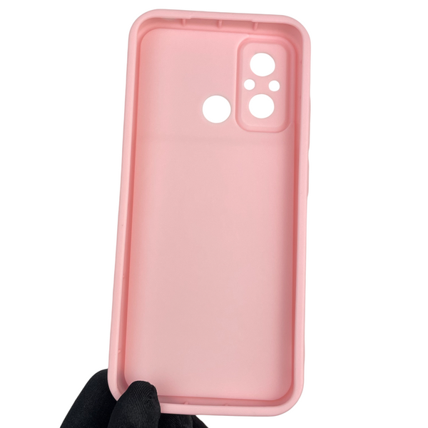 Чохол силіконовий Soft Touch з 3D принтом для Xiaomi Poco C55 рожевий (Повний захист камери) 0042175 фото