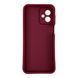 Чохол силіконовий Soft Touch з 3D принтом для Motorola G14 бордовий (Повний захист камери) 0057328 фото 2