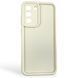 Чохол силіконовий Soft Touch для Samsung Galaxy S21 FE молочний (Повний захист камери) 0054029 фото 1
