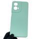 Чохол для Motorola Moto G04s силіконовий з мікрофіброю нековзний на моторола г04с бірюзовий 0031742 фото 1