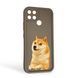 Чехол силиконовый Soft Touch с 3D принтом мема сибу для Realme C21Y коричневый (Полная защита камеры) 0048068 фото 1