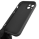Чехол силиконовый оригинальный Soft Touch с 3D принтом милый мишка для Apple iPhone 13 черный (Полная защита камеры) 0043204 фото 2