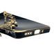 Чехол для телефона Xiaomi POCO C65 женский с ремешком и украшениями и золотой окантовкой на сяоми поко с65 черный gs1 0016356 фото 6