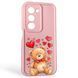 Чехол силиконовый Soft Touch с 3D принтом милый мишка для Xiaomi Redmi 15 5G Global розовый (Полная защита камеры) 0044849 фото 1