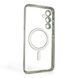 Чехол для Samsung Galaxy A55 5G (SM-A556B) с линзами на камере с MagSafe на самсунг а55 5г серебряный 0034477 фото 2