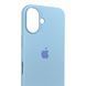 Чохол Silicone Case для Apple iPhone 16 блакитний (софт-тач, закритий низ, бортик камери) 0061917 фото 3