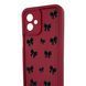 Чохол силіконовий Soft Touch з 3D принтом для Motorola G14 бордовий (Повний захист камери) 0057328 фото 4