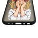 Чехол для телефона Xiaomi Redmi Note 8T с 3D принтом девушка маки колоски с высокими бортами черный 0059274 фото 6